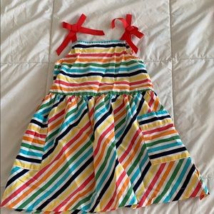 T Hanna Andersson Stripe Dress Size 100cm US4